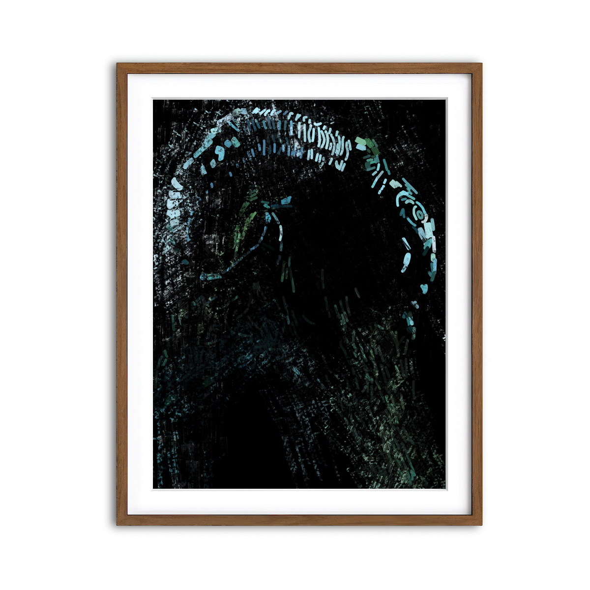 Framed Print 3x4 Walnut