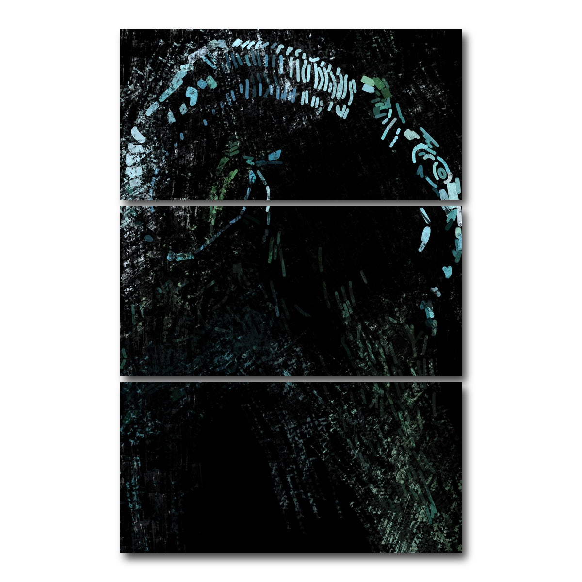 AUTO-MOCKUP WHITE | Pan's Labyrinth Opening | 3 Piece | Gallery Wrap Canvas | group=12x24_stacked