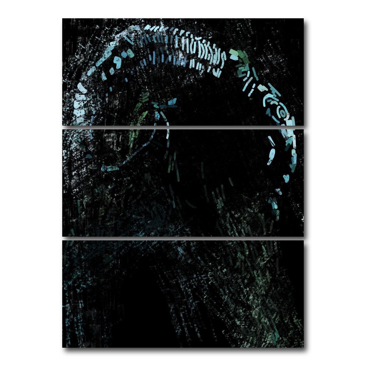 AUTO-MOCKUP WHITE | Pan's Labyrinth Opening | 3 Piece | Gallery Wrap Canvas | group=8x18_stacked