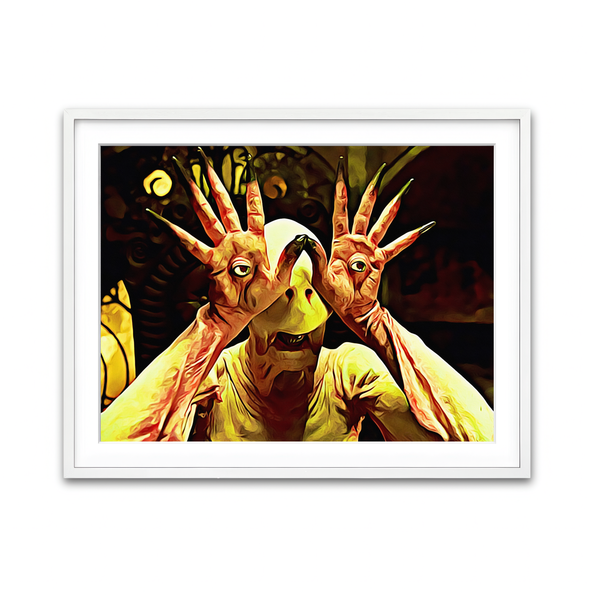 Framed Print 4x3 White