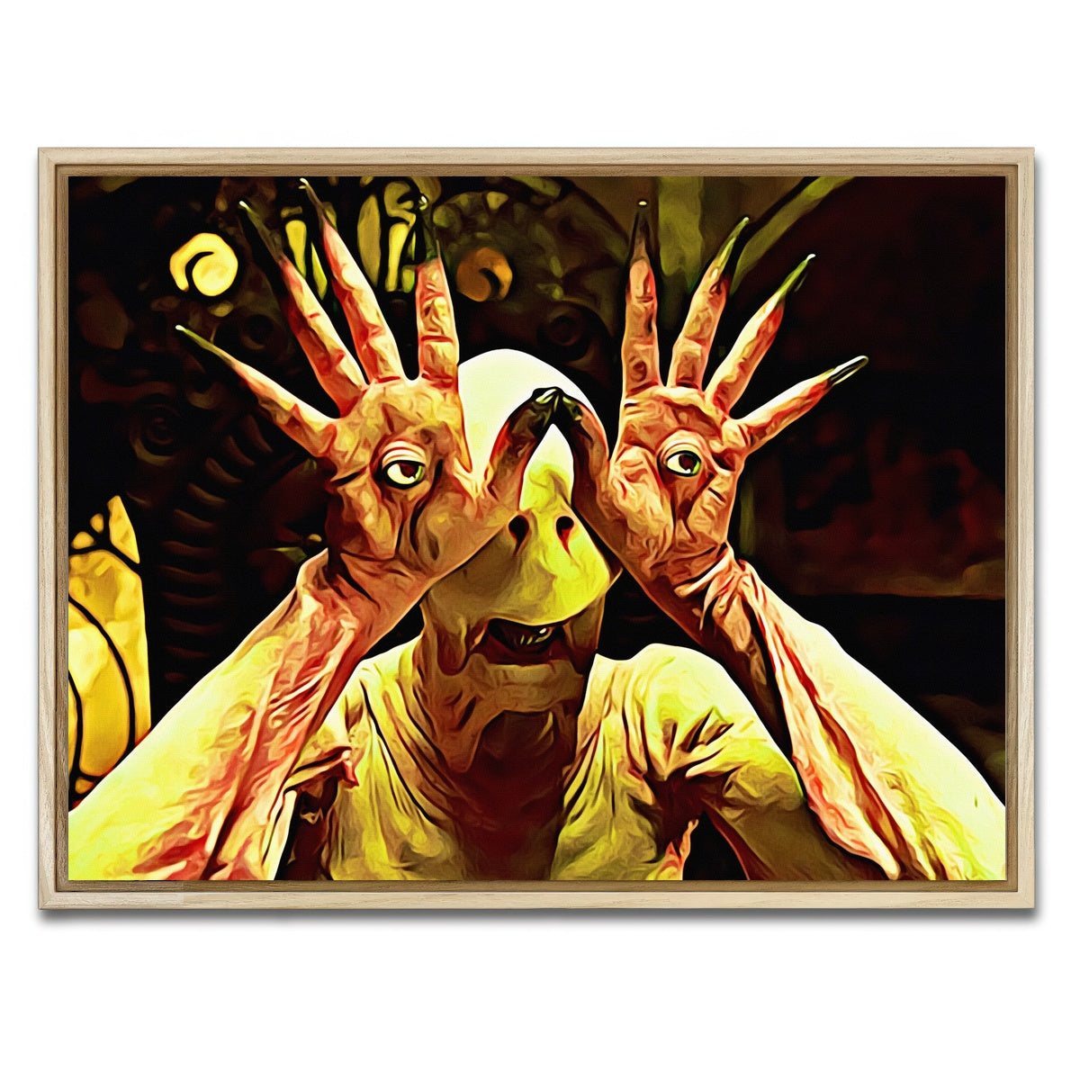 AUTO-MOCKUP WHITE | Pan's labyrinth | 1 Piece | Natural Framed Canvas | group=4x3