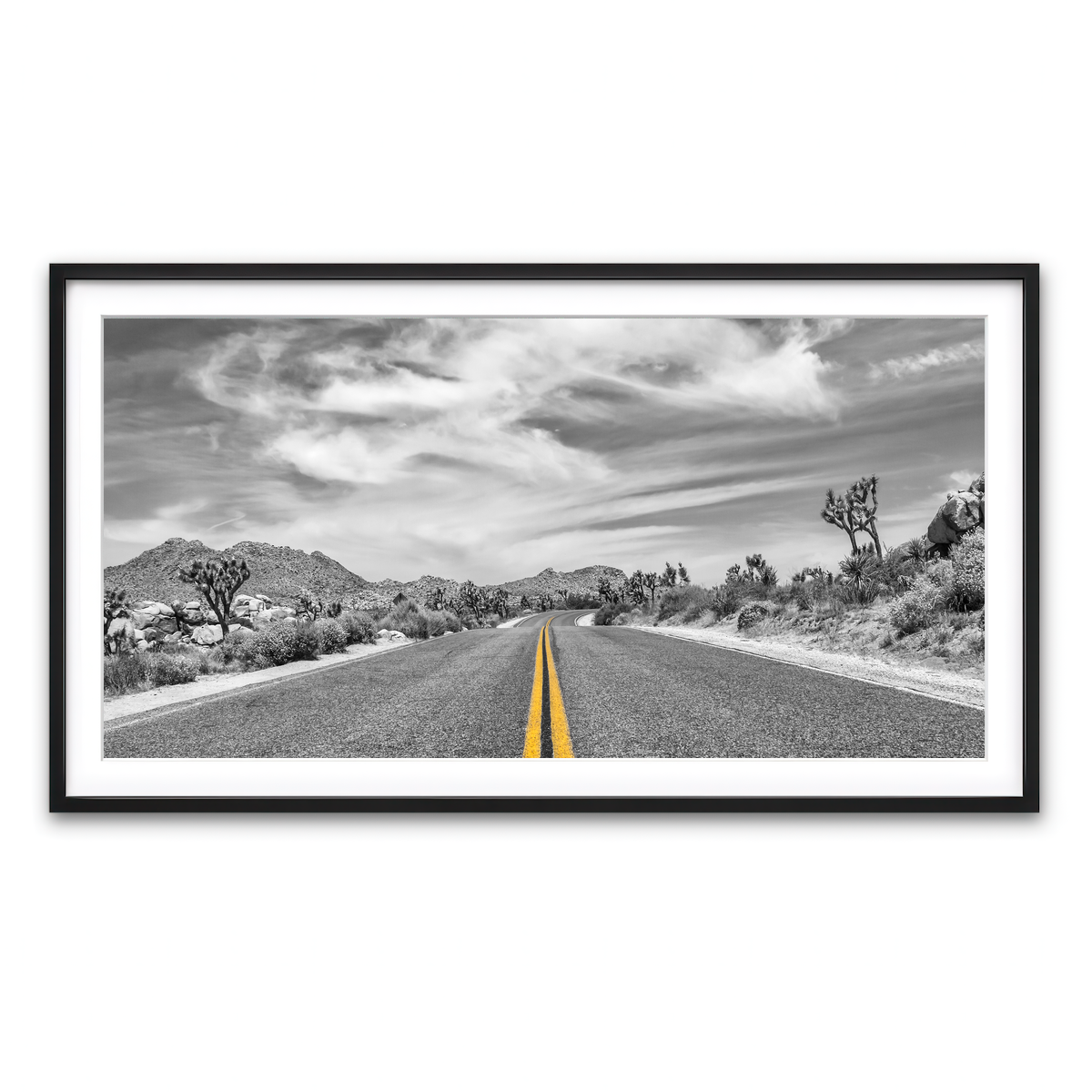 Framed Print 2x1 Black