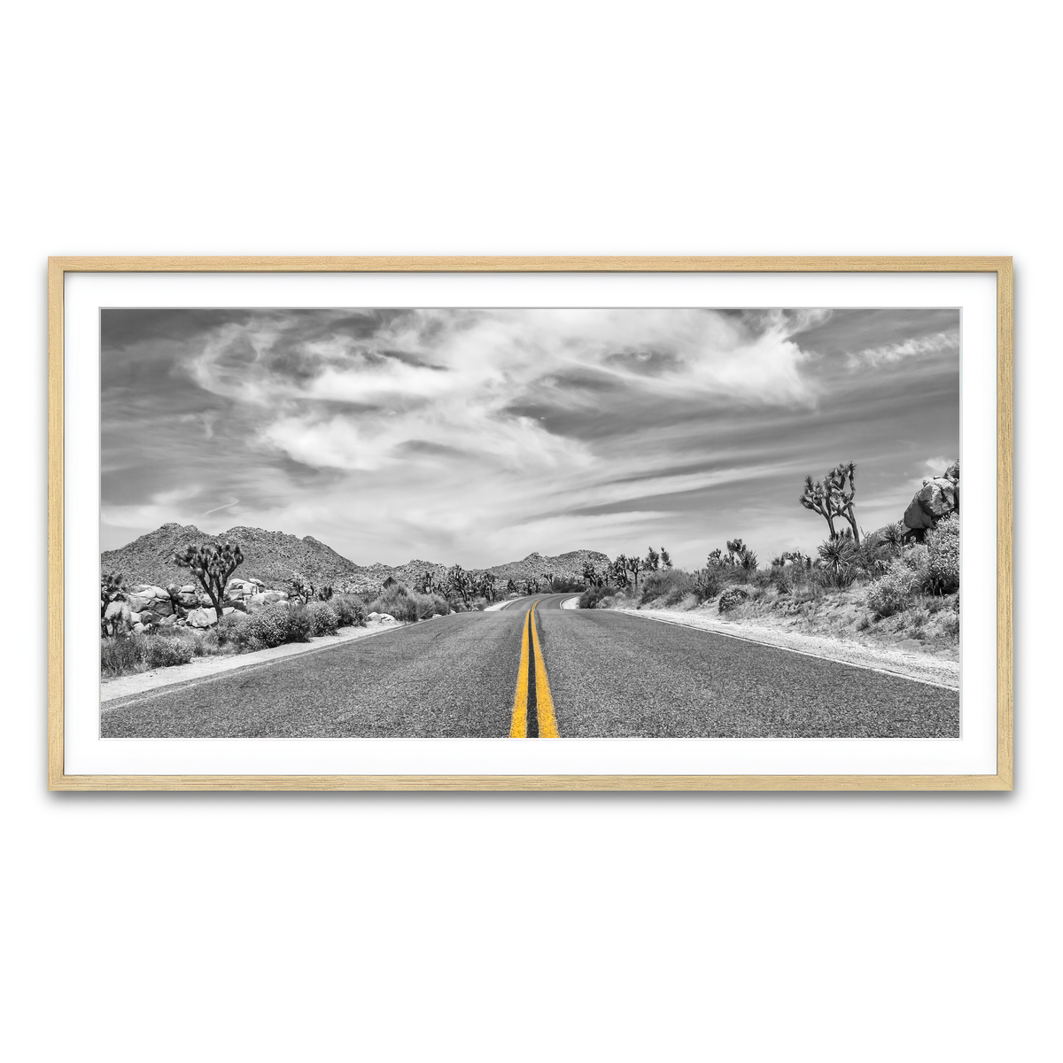 Framed Print 2x1 Natural