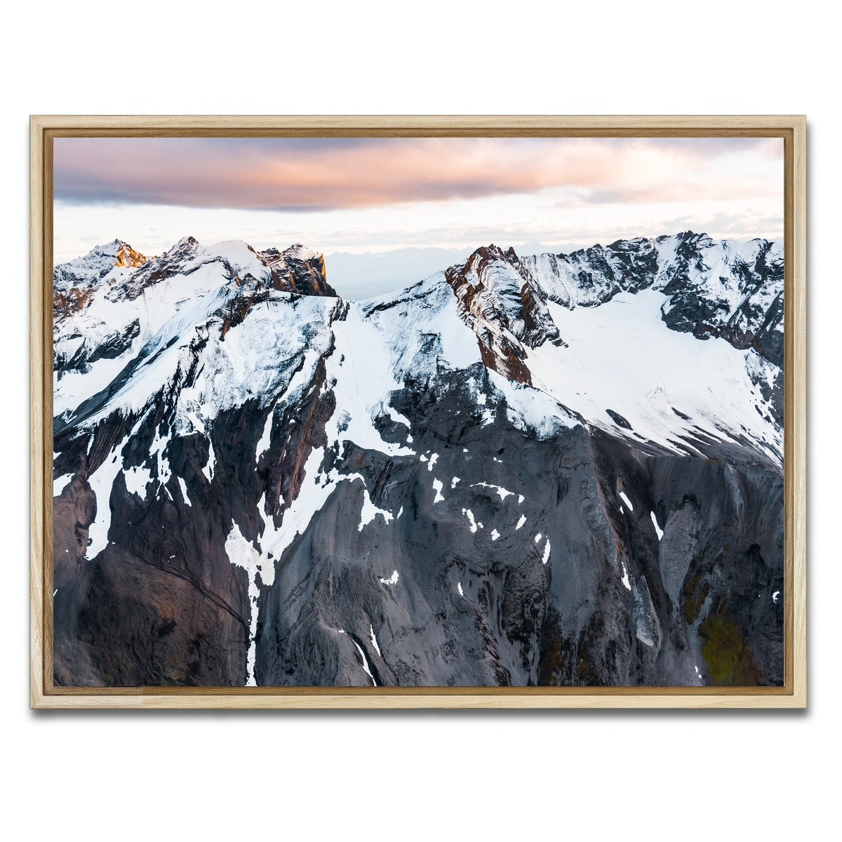 AUTO-MOCKUP WHITE | Pastel Mountaintop | 1 Piece | Natural Framed Canvas | group=4x3