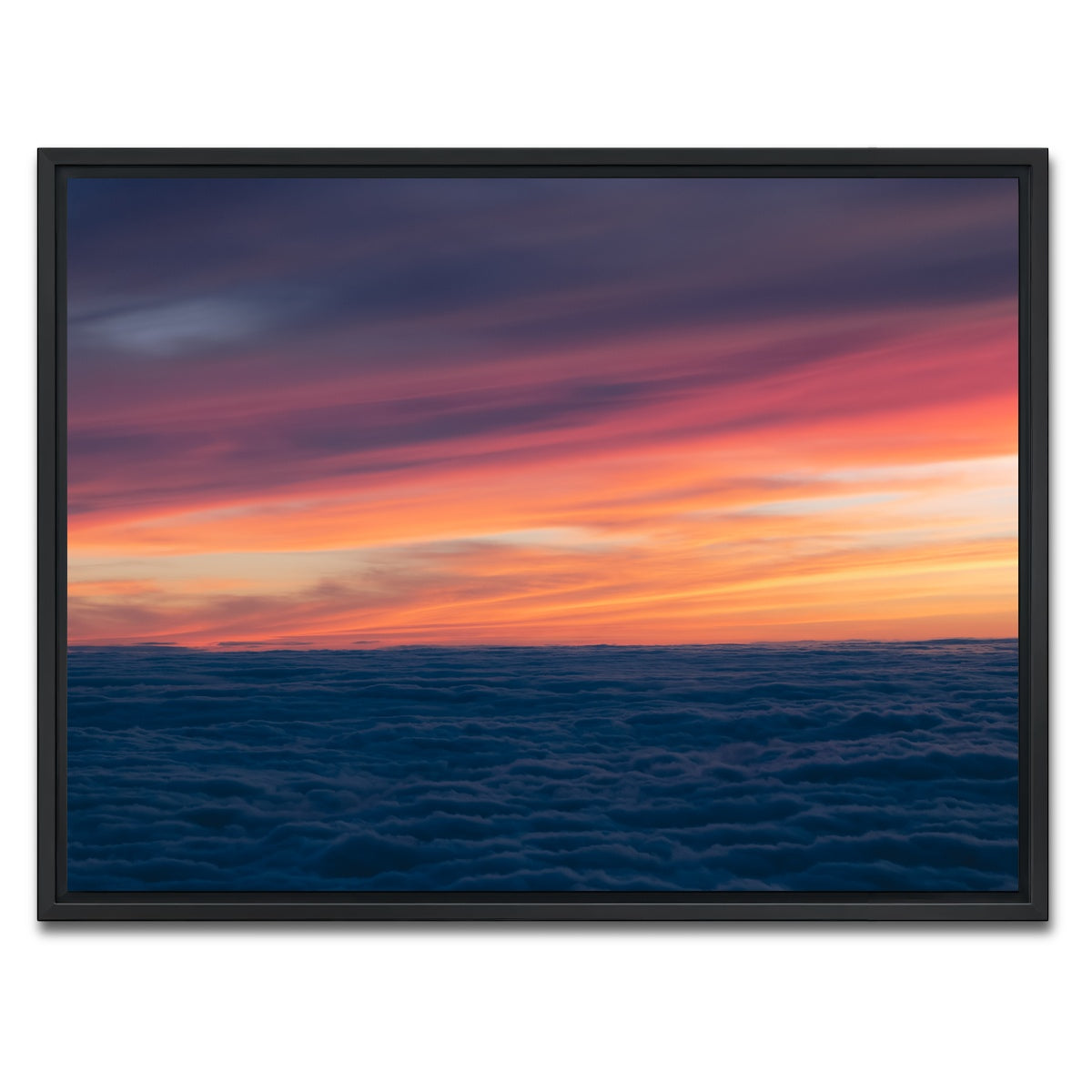 AUTO-MOCKUP WHITE | Pastel Sky | 1 Piece | Black Framed Canvas | group=4x3