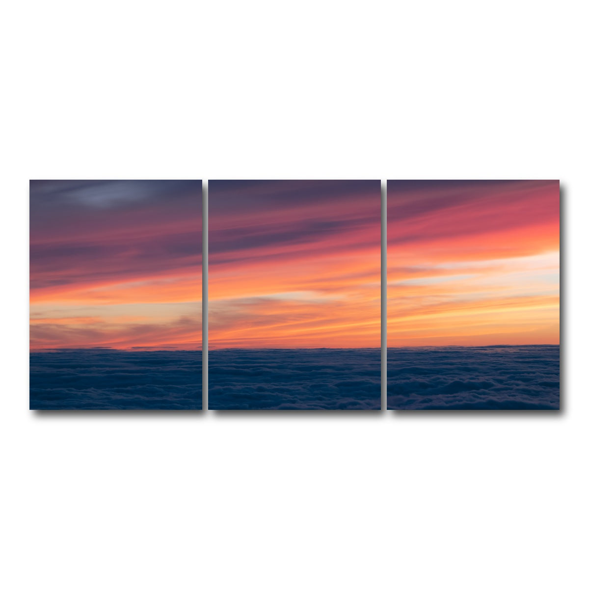 AUTO-MOCKUP WHITE | Pastel Sky | 3 Piece | Gallery Wrap Canvas | group=18x24