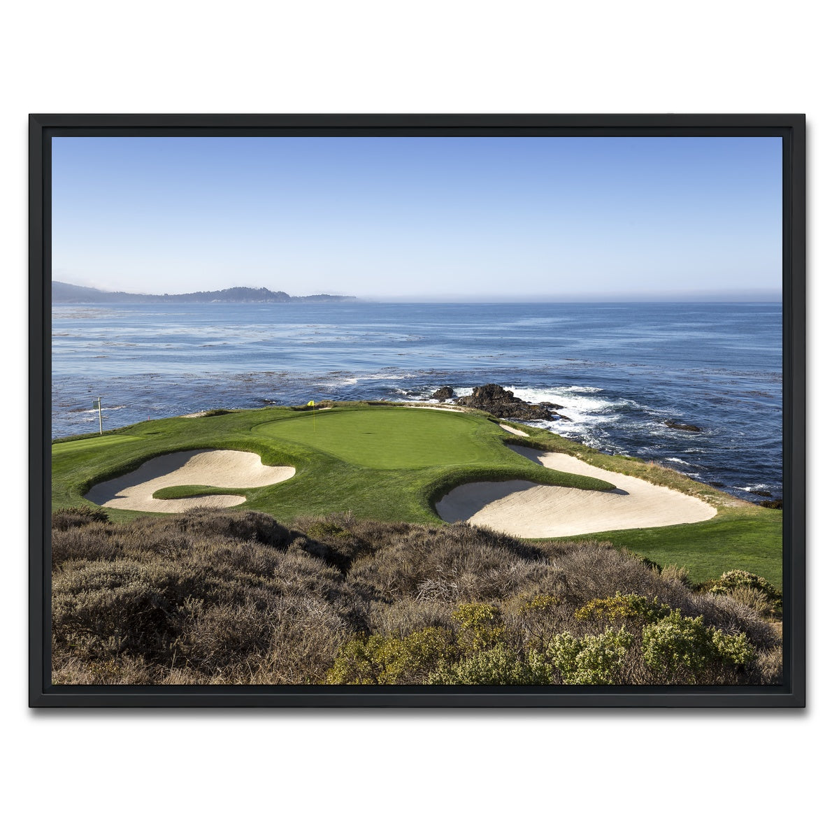 AUTO-MOCKUP WHITE | Pebble Beach Canvas | 1 Piece | Black Framed Canvas | group=4x3