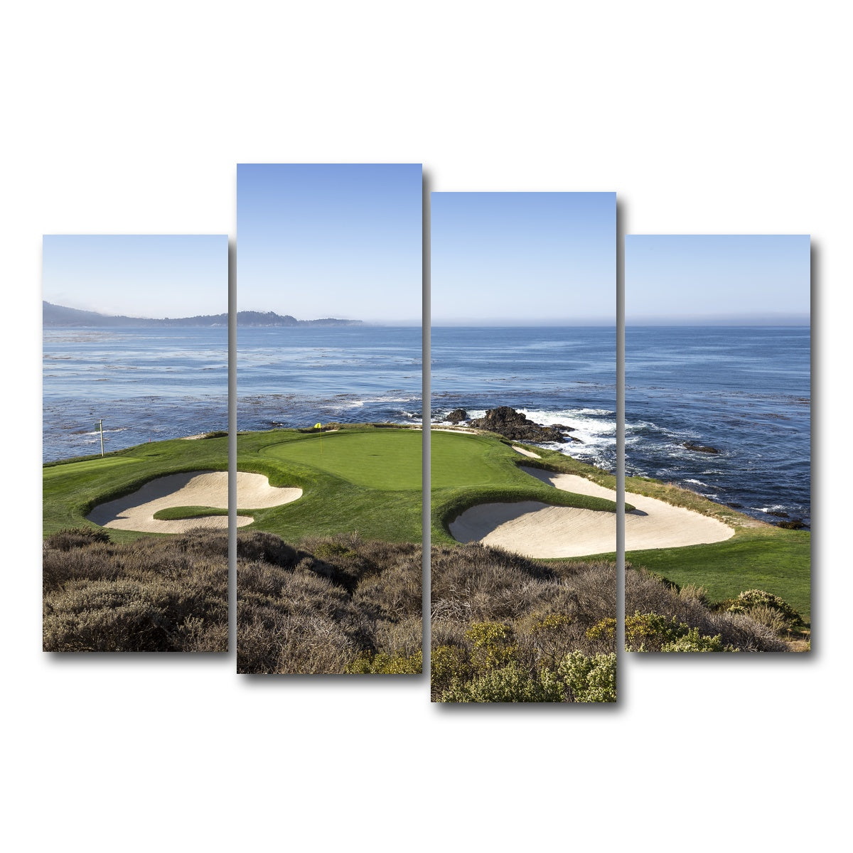 AUTO-MOCKUP WHITE | Pebble Beach Canvas | 4 Piece | Gallery Wrap Canvas | group=4_normal