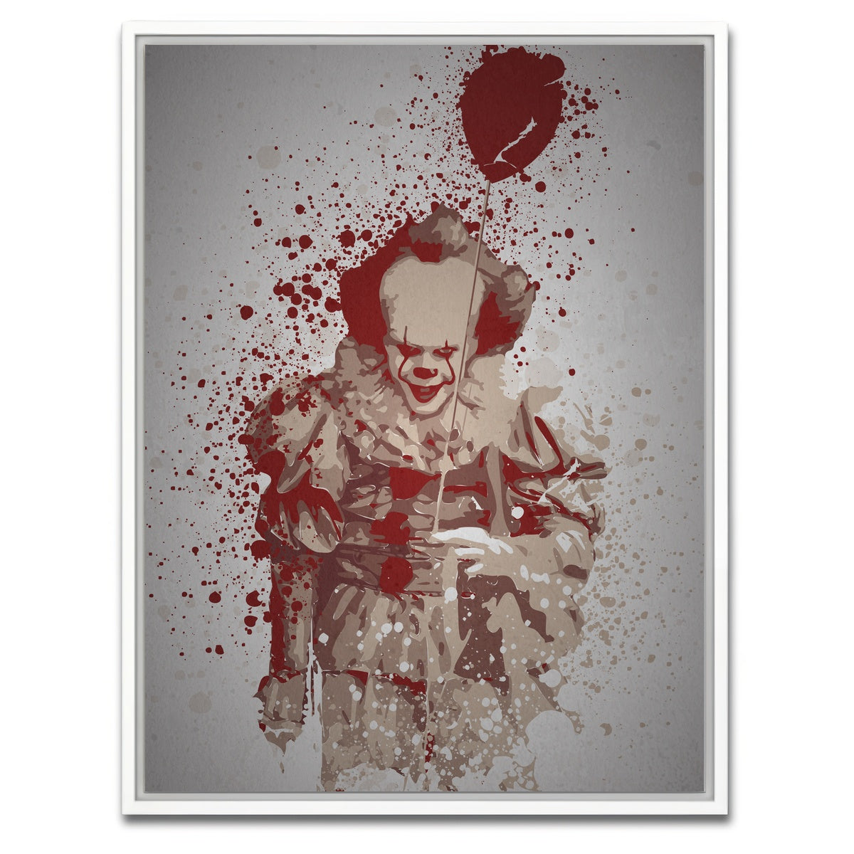 AUTO-MOCKUP WHITE | Pennywise | 1 Piece | White Framed Canvas | group=3x4