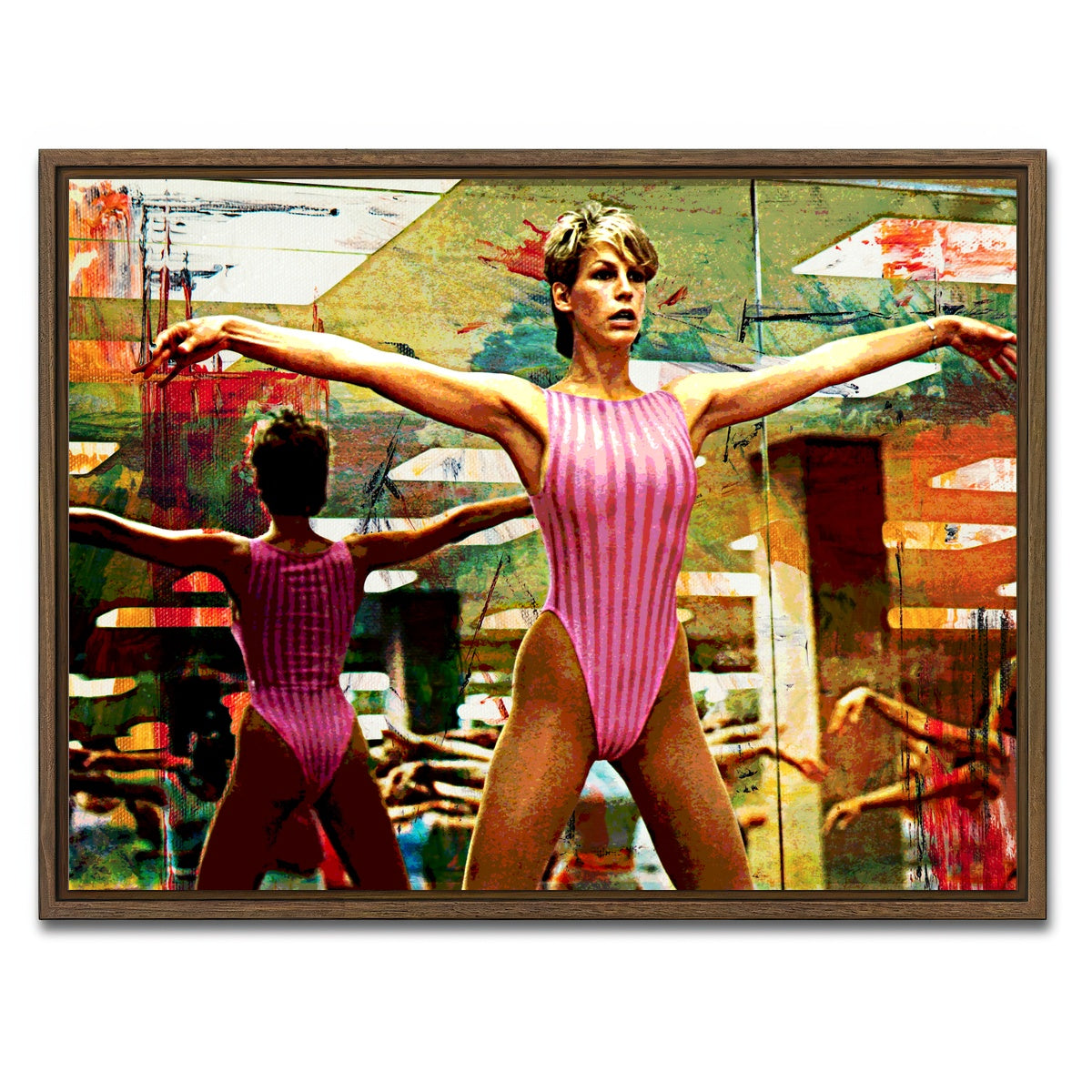 AUTO-MOCKUP WHITE | Perfect | 1 Piece | Walnut Framed Canvas | group=4x3