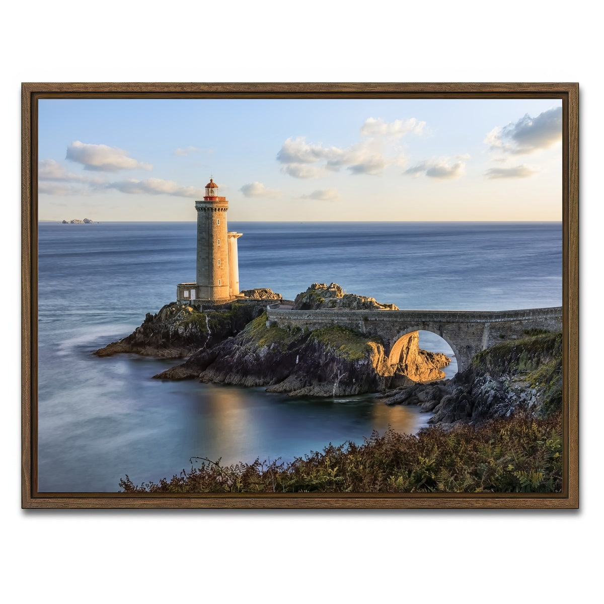 AUTO-MOCKUP WHITE | Petit Minou | 1 Piece | Walnut Framed Canvas | group=4x3