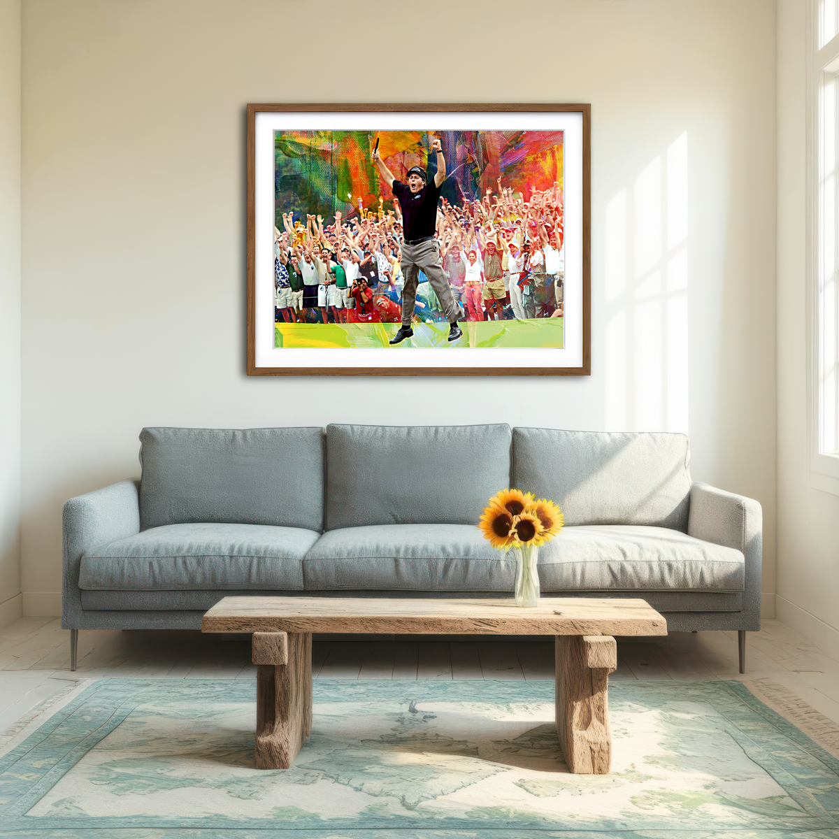 AUTO-MOCKUP ROOM | Phil Mickelson Wall Art
