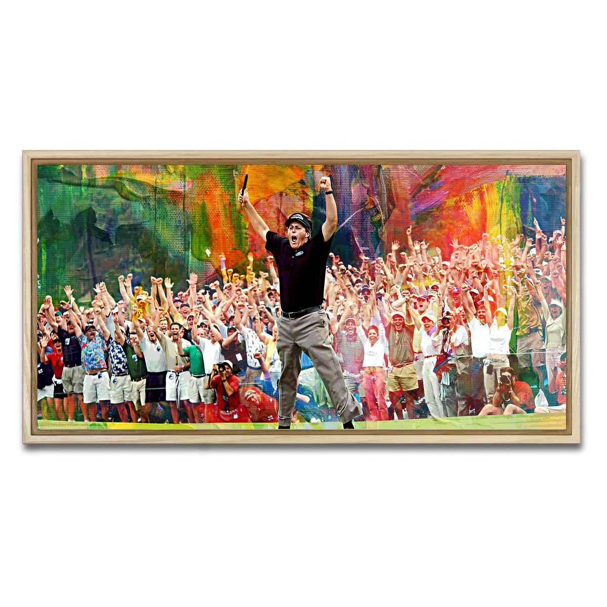 AUTO-MOCKUP WHITE | Phil Mickelson | 1 Piece | Natural Framed Canvas | group=2x1