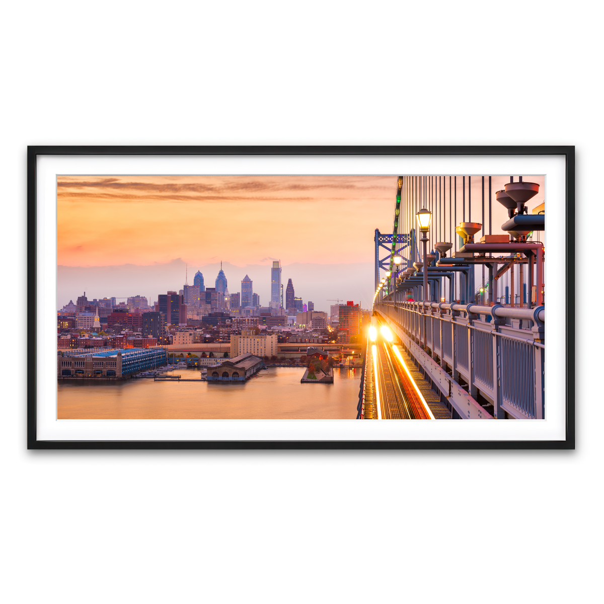 Framed Print 2x1 Black