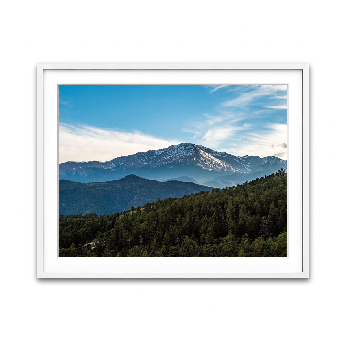 Framed Print 4x3 White