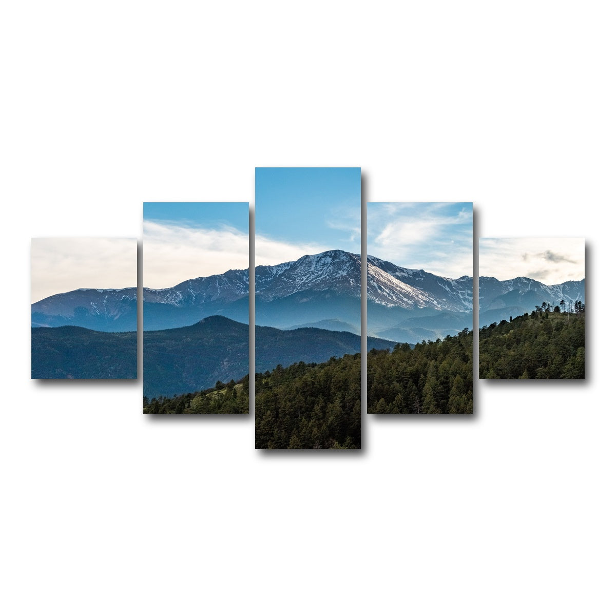 AUTO-MOCKUP WHITE | Pikes Peak | 5 Piece | Gallery Wrap Canvas | group=5_short