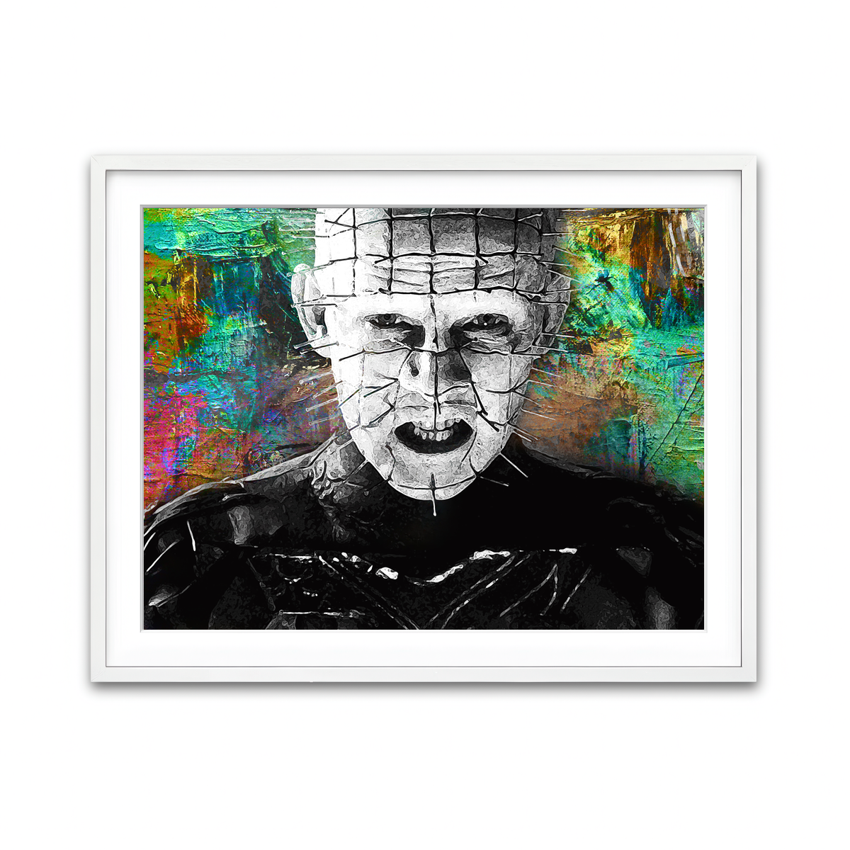 Framed Print 4x3 White