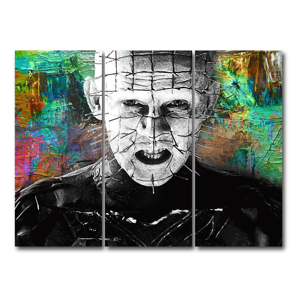 AUTO-MOCKUP WHITE | Pinhead | 3 Piece | Gallery Wrap Canvas | group=8x18