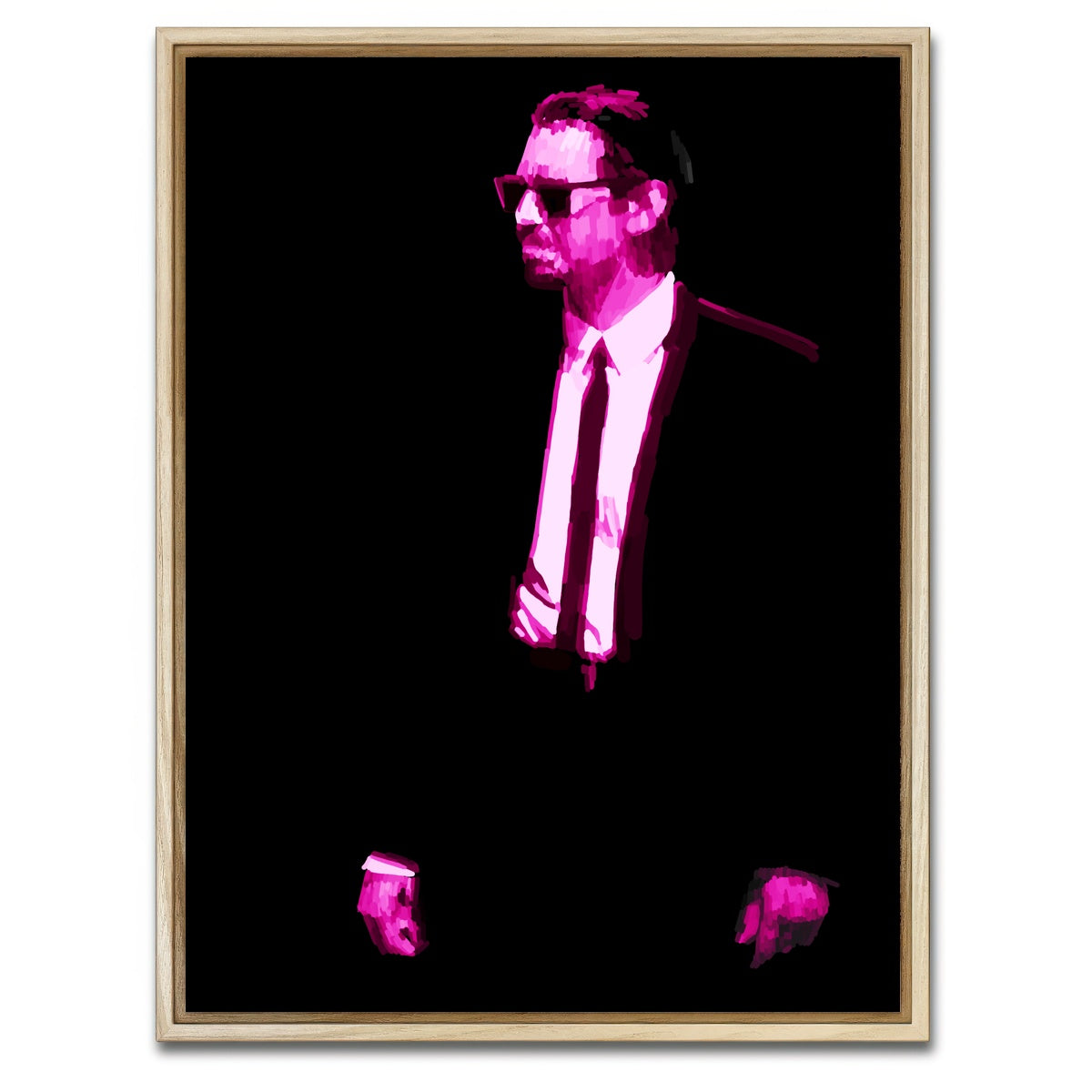 AUTO-MOCKUP WHITE | Pink | 1 Piece | Natural Framed Canvas | group=3x4