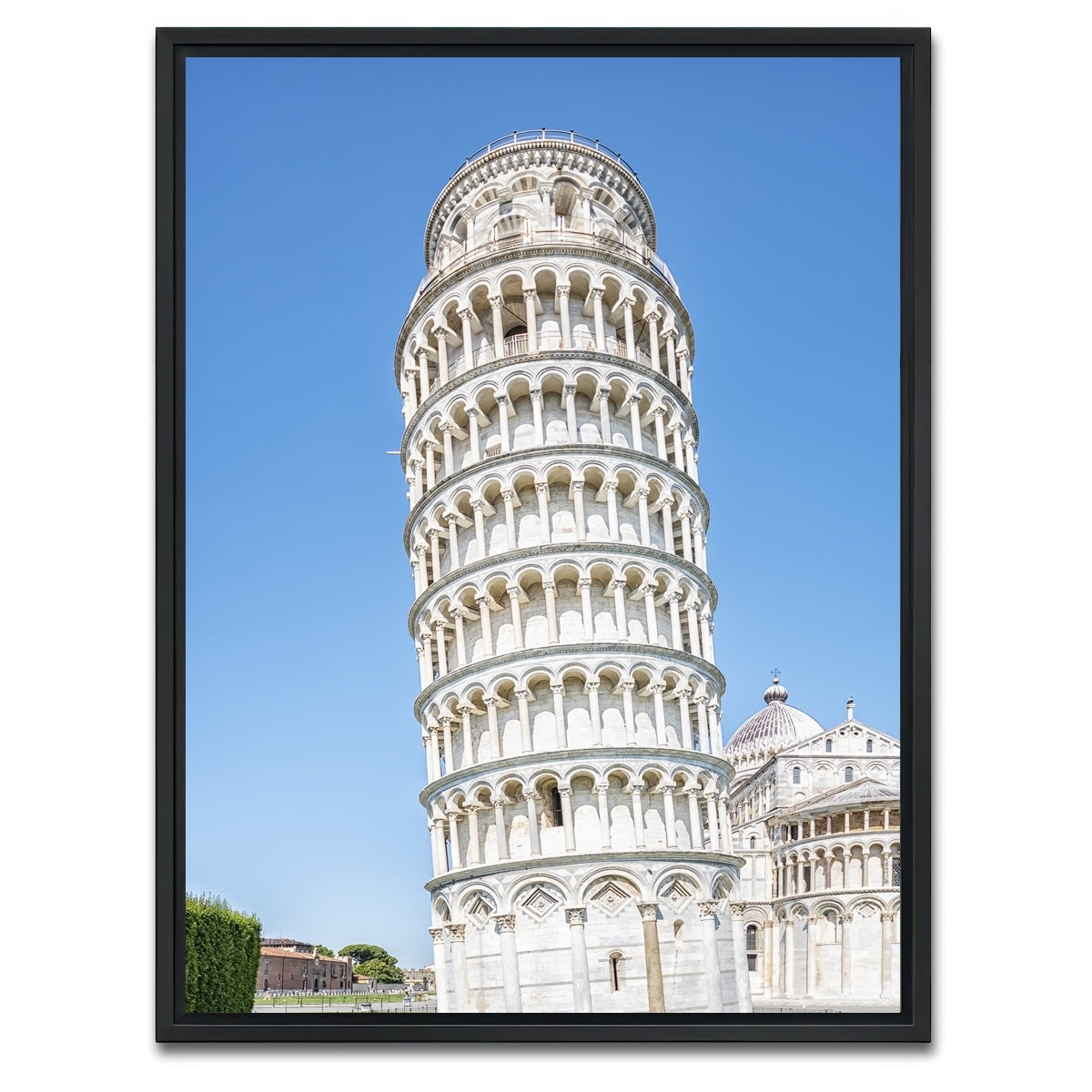 AUTO-MOCKUP WHITE | Pisa | 1 Piece | Black Framed Canvas | group=3x4