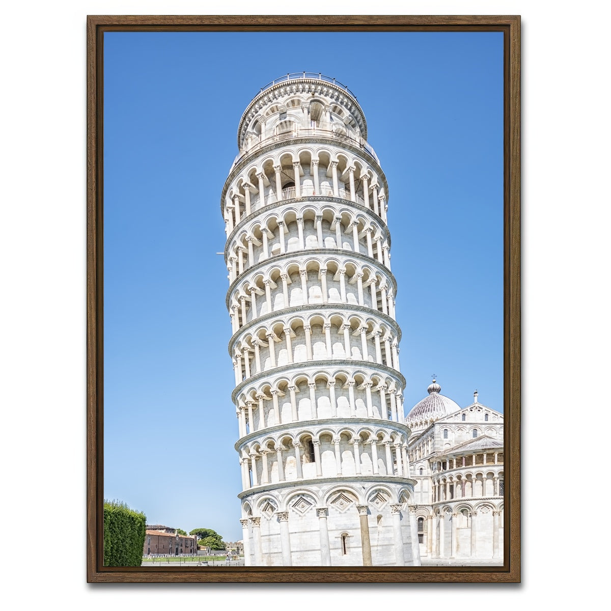 AUTO-MOCKUP WHITE | Pisa | 1 Piece | Walnut Framed Canvas | group=3x4