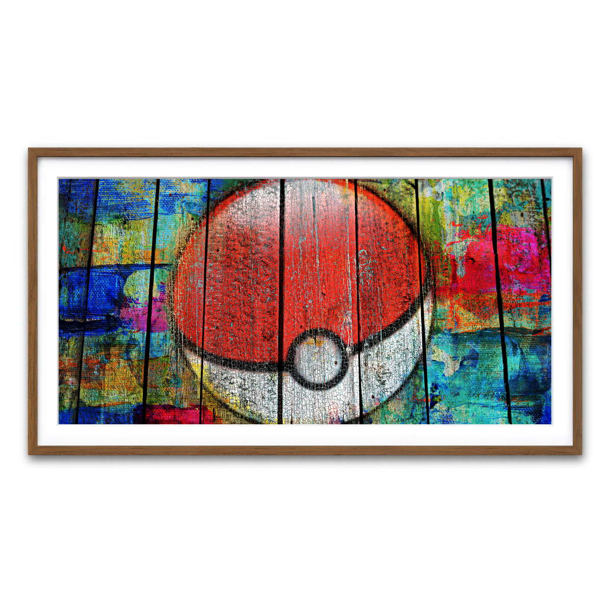 Framed Print 2x1 Walnut