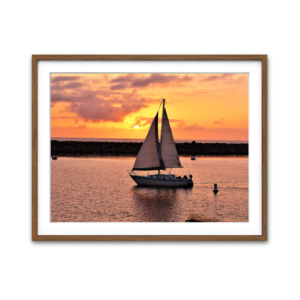 Framed Print 4x3 Walnut