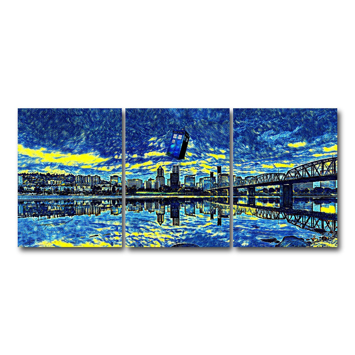 AUTO-MOCKUP WHITE | Portland Who | 3 Piece | Gallery Wrap Canvas | group=18x24