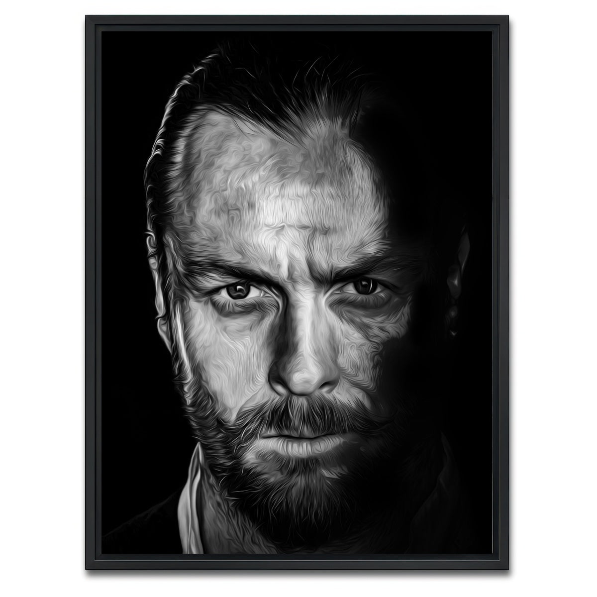AUTO-MOCKUP WHITE | Portrait black sails | 1 Piece | Black Framed Canvas | group=3x4