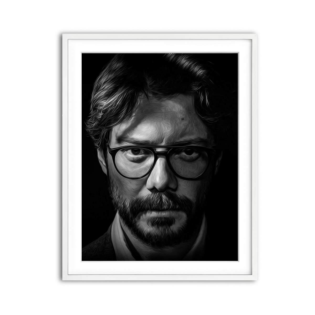 Framed Print 3x4 White