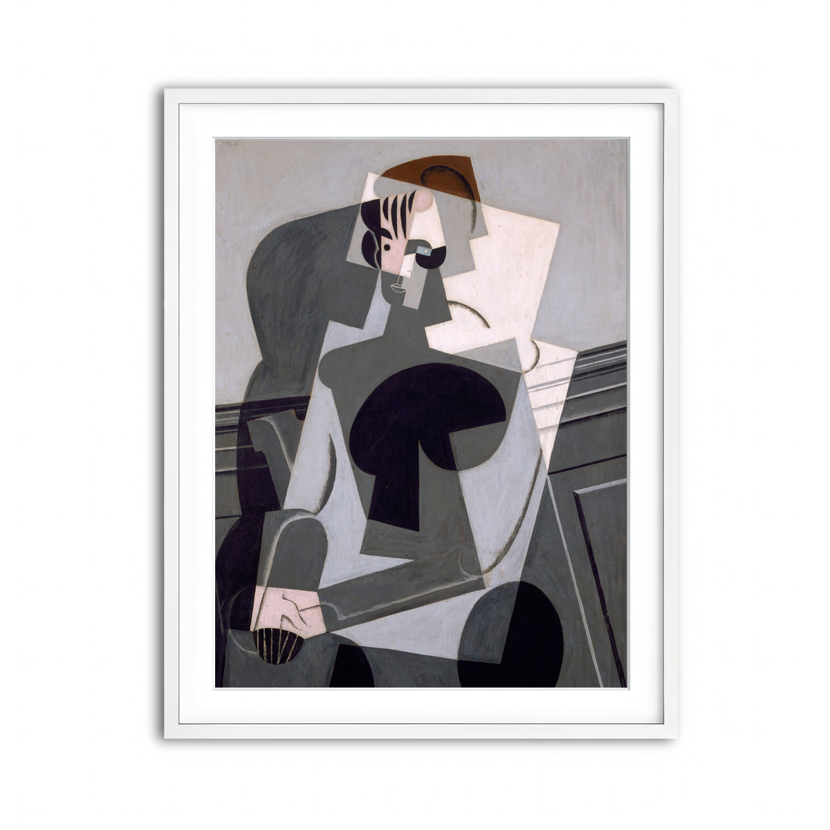 Framed Print 3x4 White