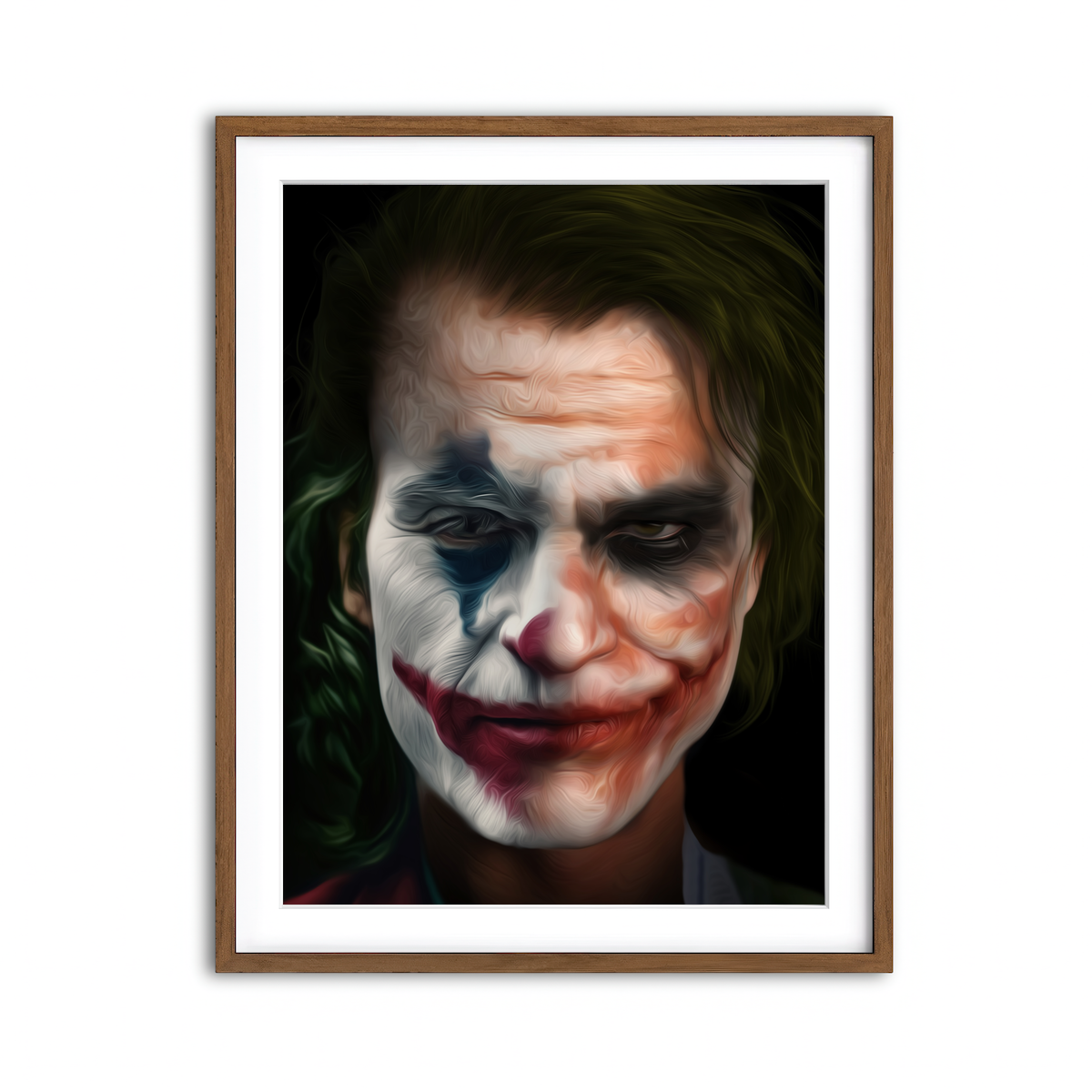 Portrait of a Joker Wall Art
