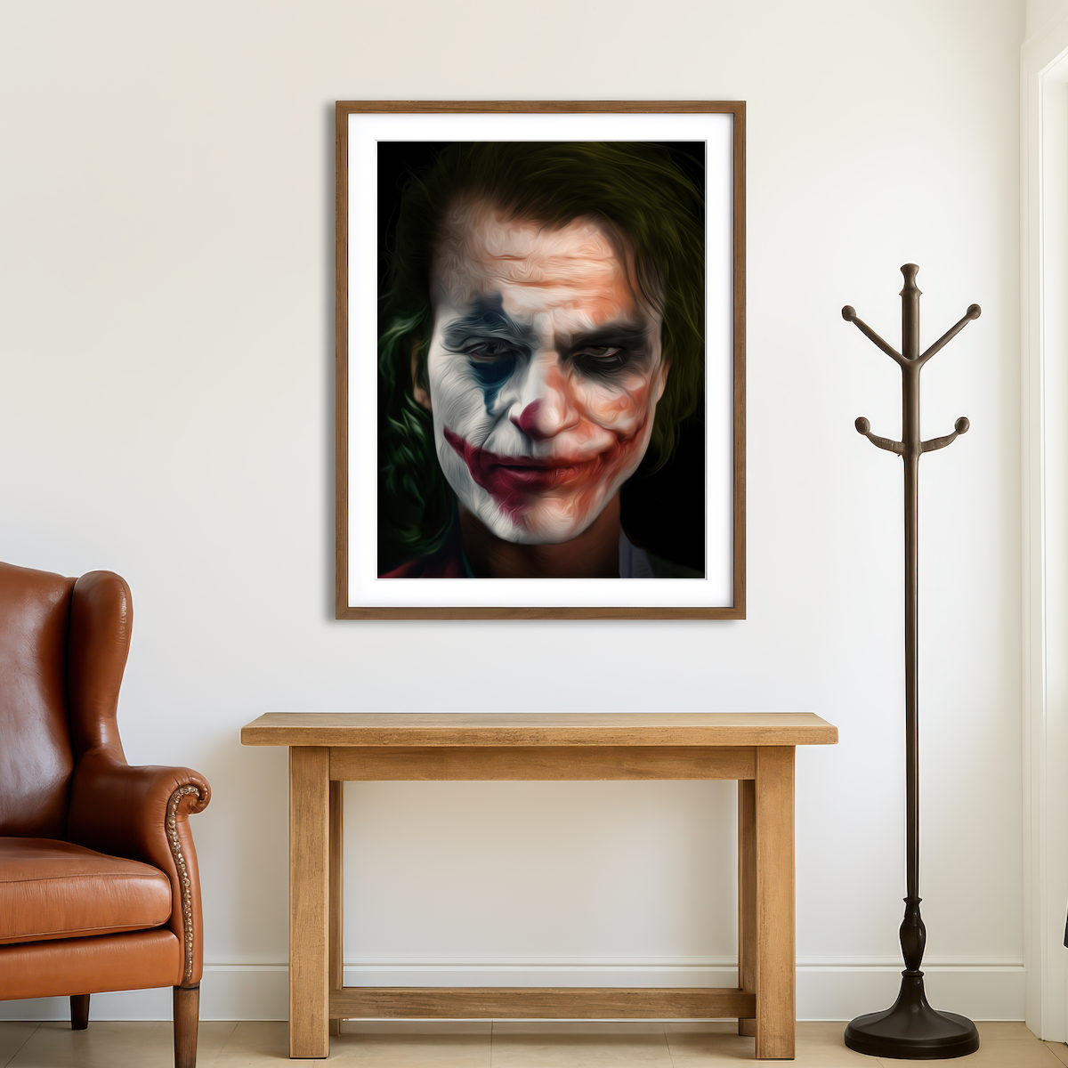Portrait of a Joker Wall Art