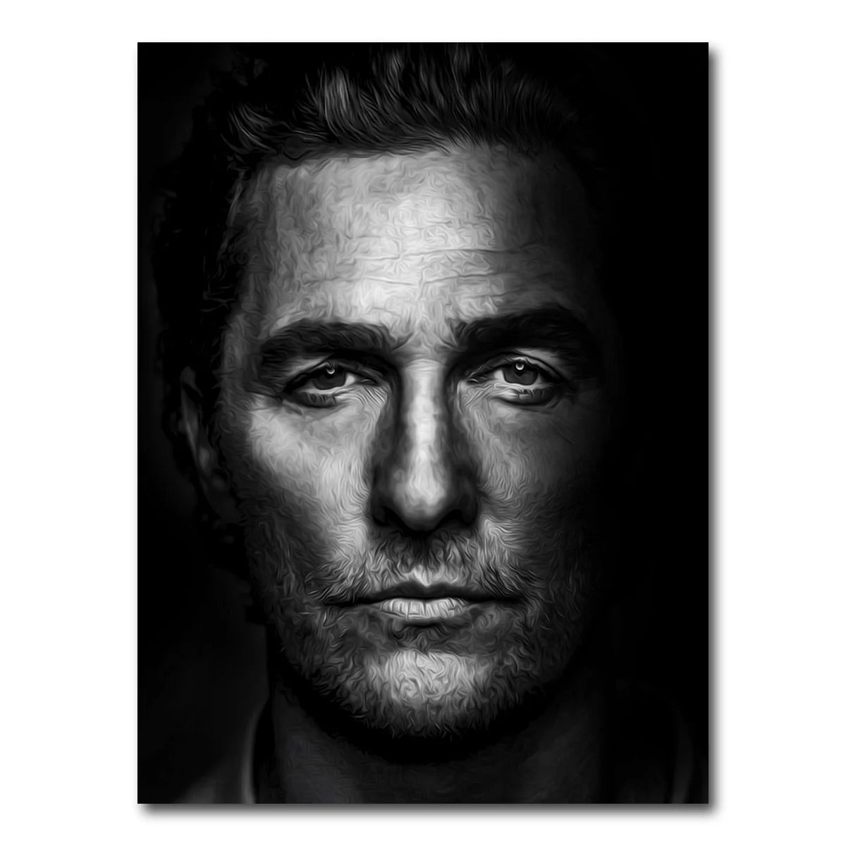 Portrait True Detective Wall Art
