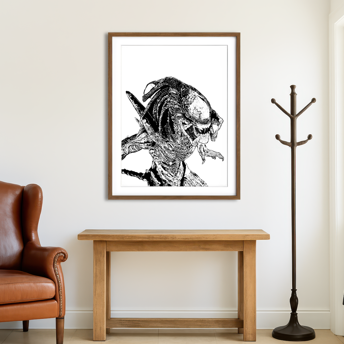AUTO-MOCKUP ROOM | Predalien Wall Art