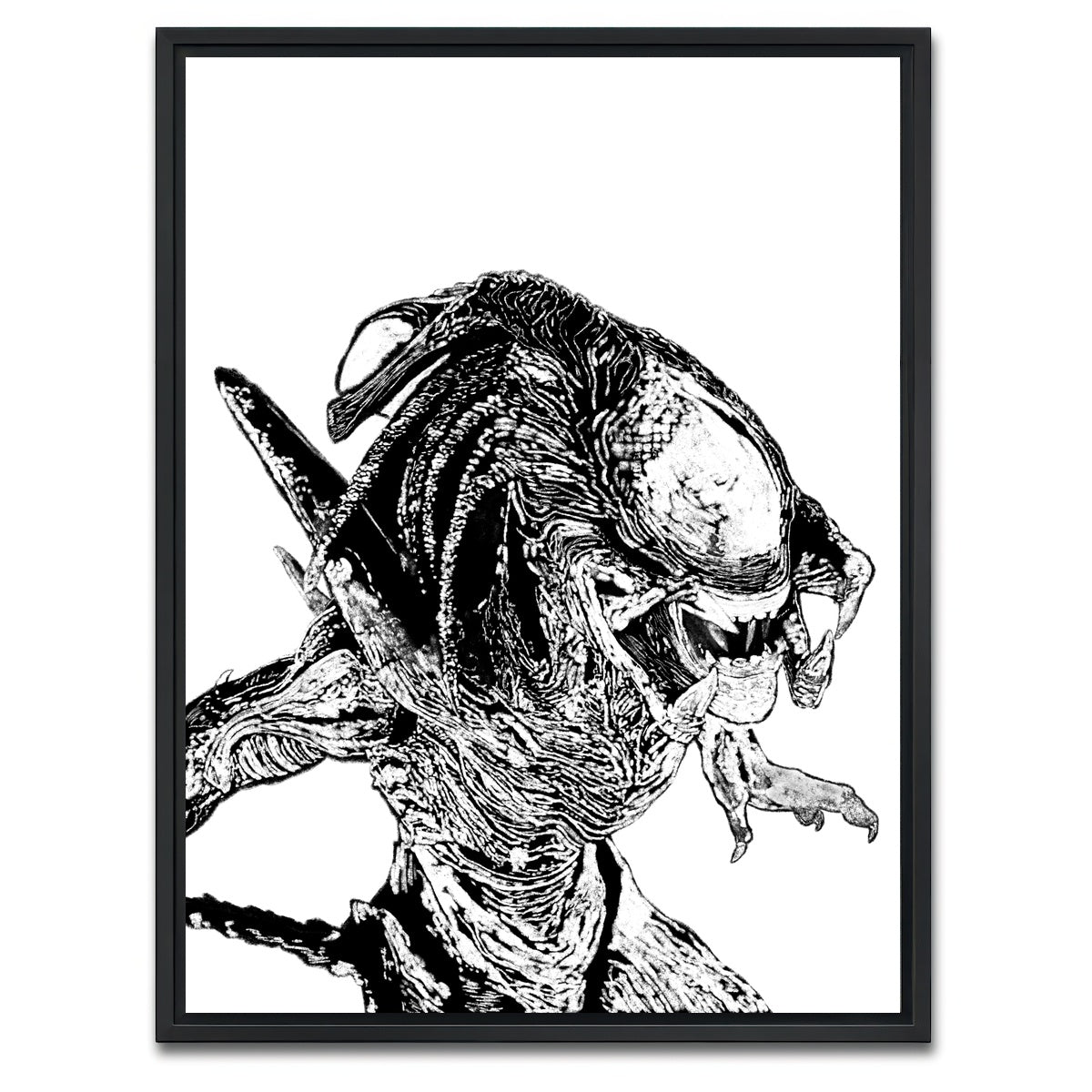 AUTO-MOCKUP WHITE | Predalien | 1 Piece | Black Framed Canvas | group=3x4