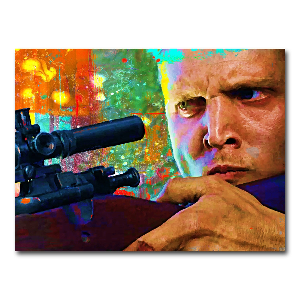 AUTO-MOCKUP WHITE | Private Jackson - Saving Private Ryan | 1 Piece | Gallery Wrap Canvas | group=4x3