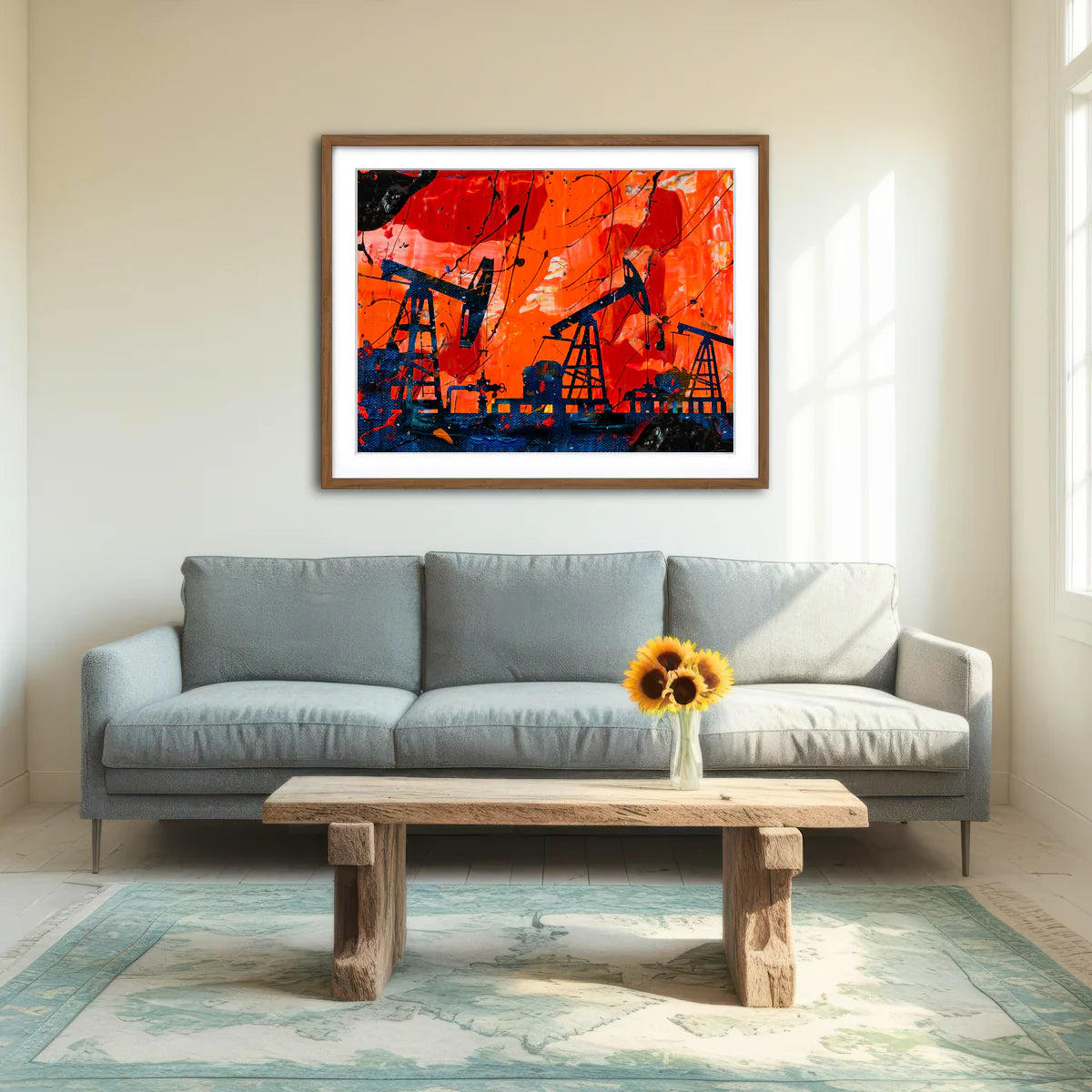 Pump Jack Wall Art