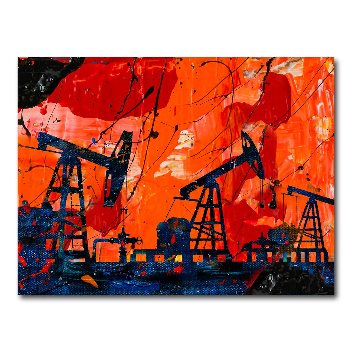 Pump Jack Wall Art