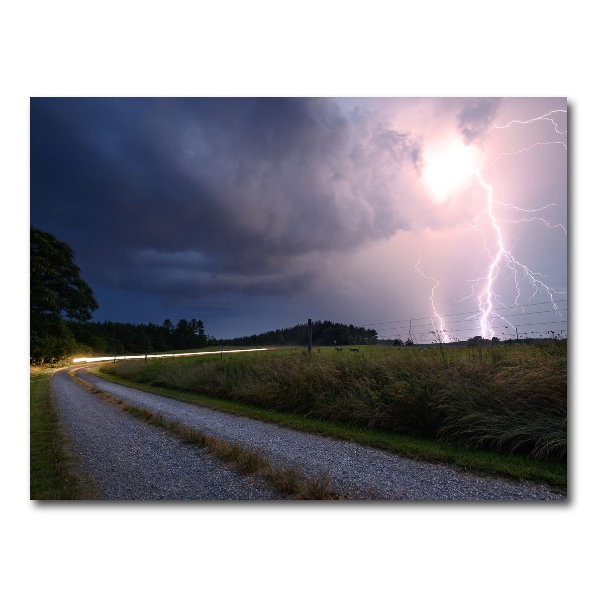 AUTO-MOCKUP WHITE | Purple Strike | 1 Piece | Gallery Wrap Canvas | group=4x3