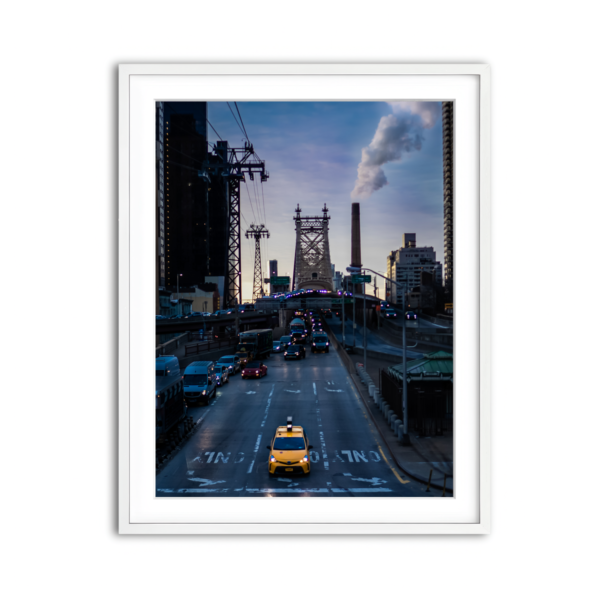 Framed Print 3x4 White