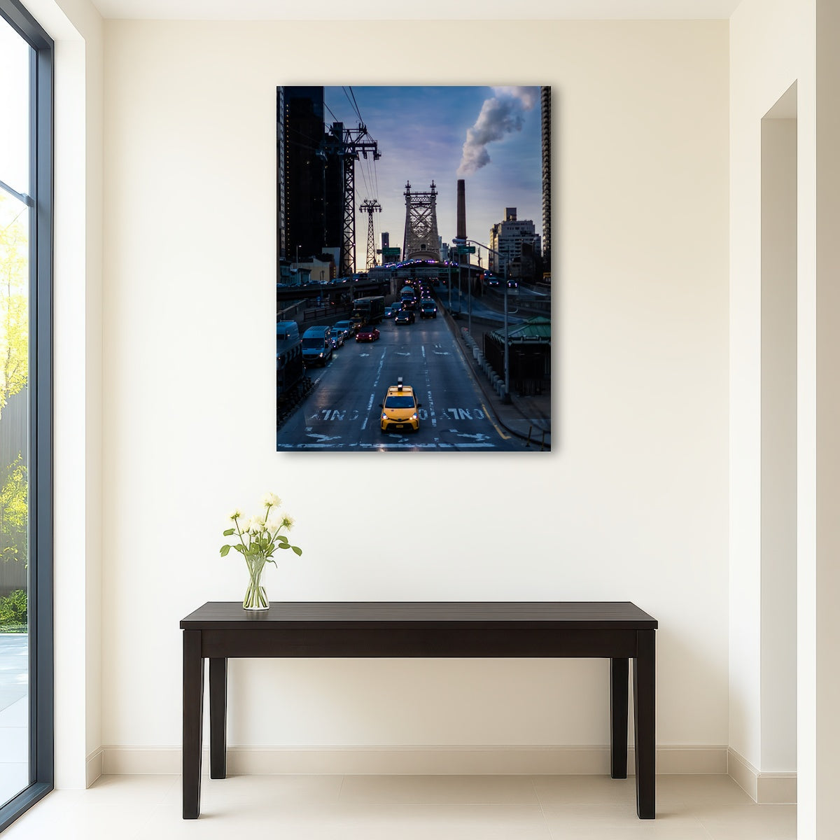 AUTO-MOCKUP ROOM | Queensboro Bridge Yellow Cab