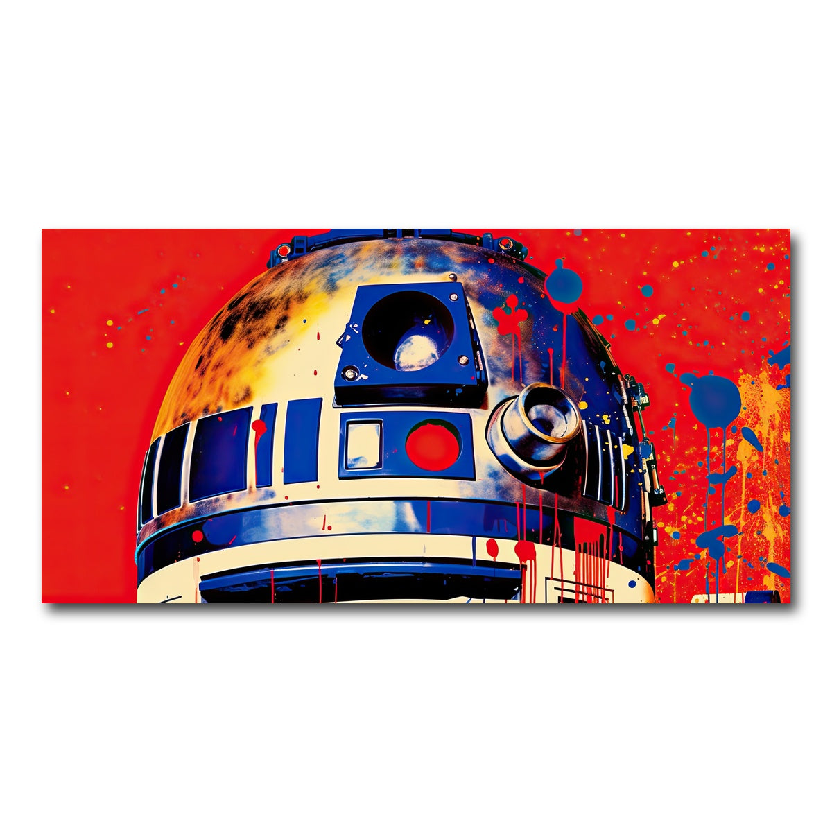 AUTO-MOCKUP WHITE | R2-D2 | 1 Piece | Gallery Wrap Canvas | group=2x1