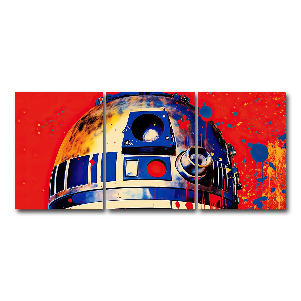 AUTO-MOCKUP WHITE | R2-D2 | 3 Piece | Gallery Wrap Canvas | group=18x24
