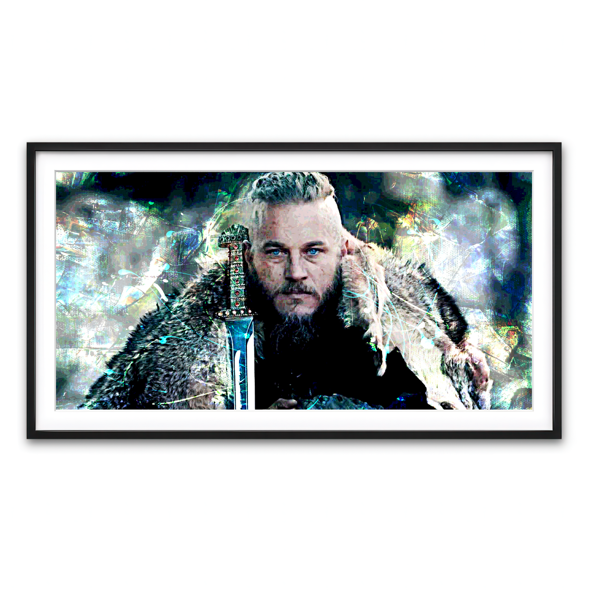 Framed Print 2x1 Black