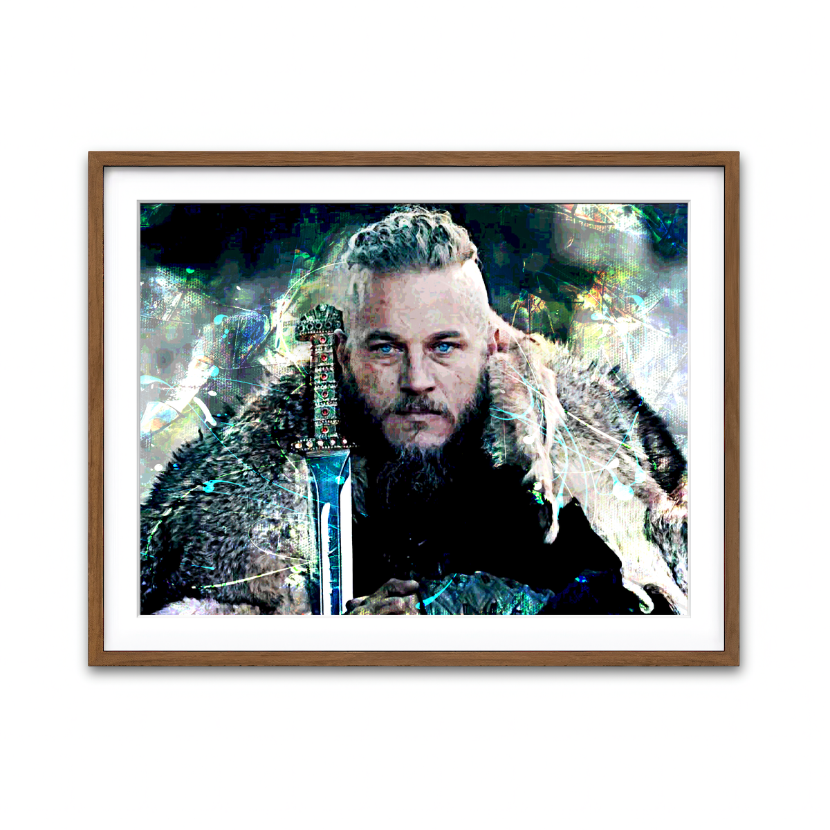 Framed Print 4x3 Walnut