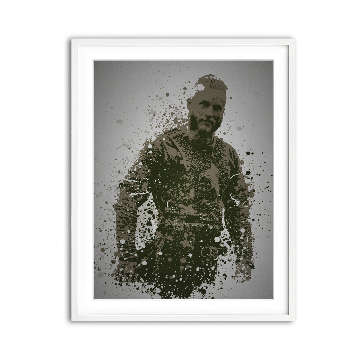 Framed Print 3x4 White