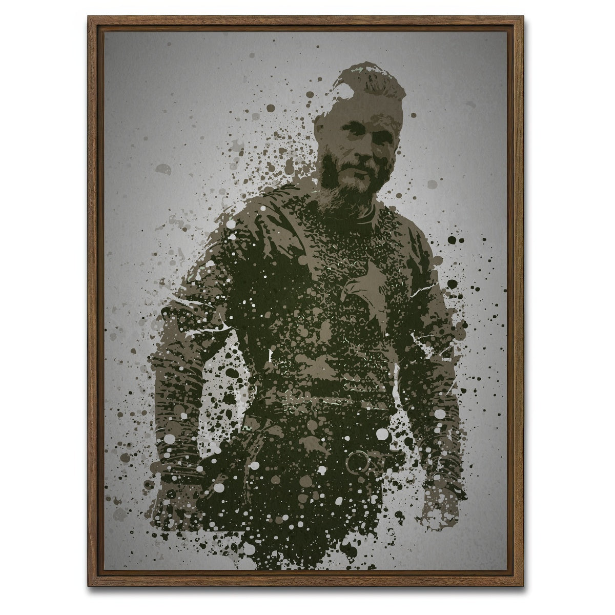 AUTO-MOCKUP WHITE | Ragnar | 1 Piece | Walnut Framed Canvas | group=3x4