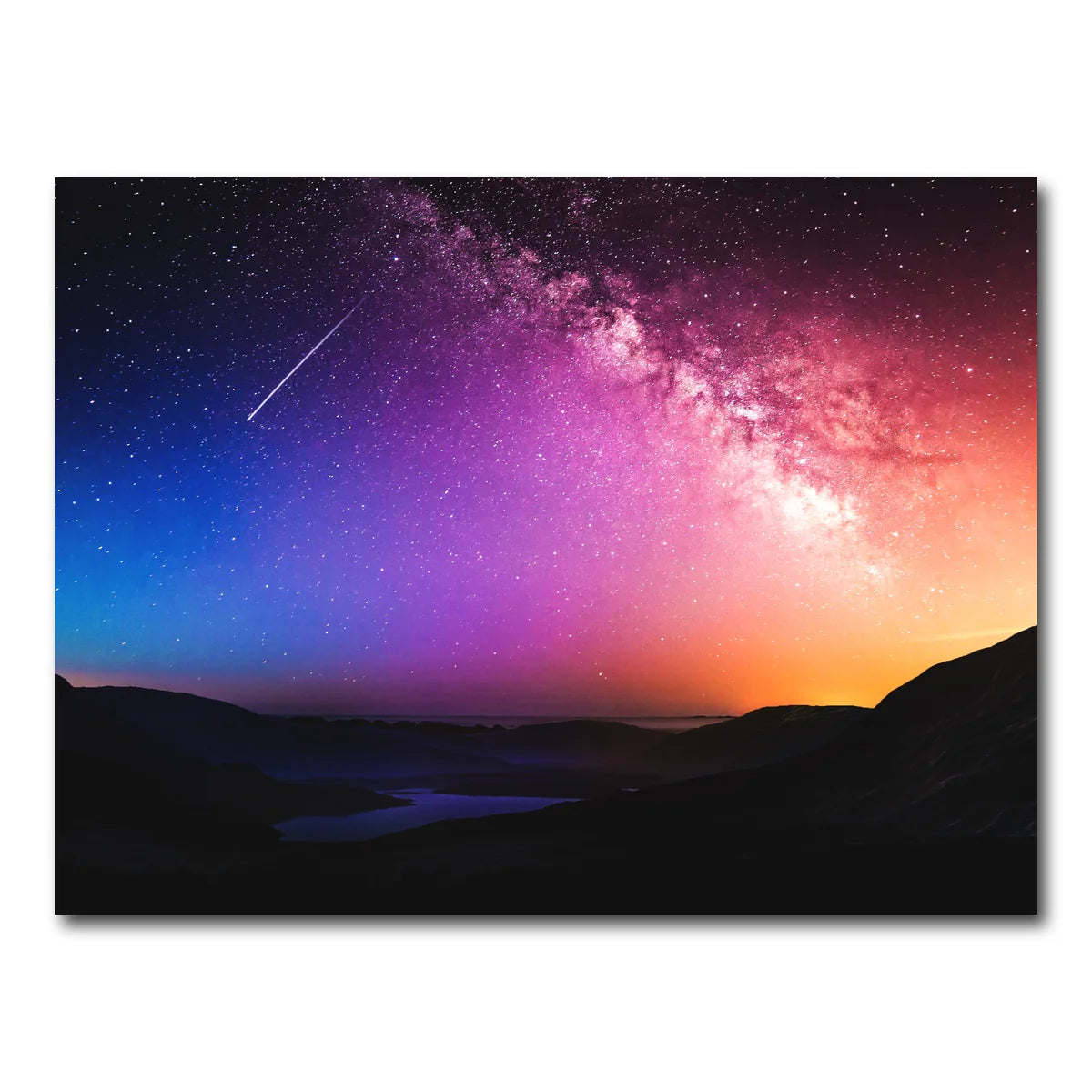 Rainbow Night Wall Art