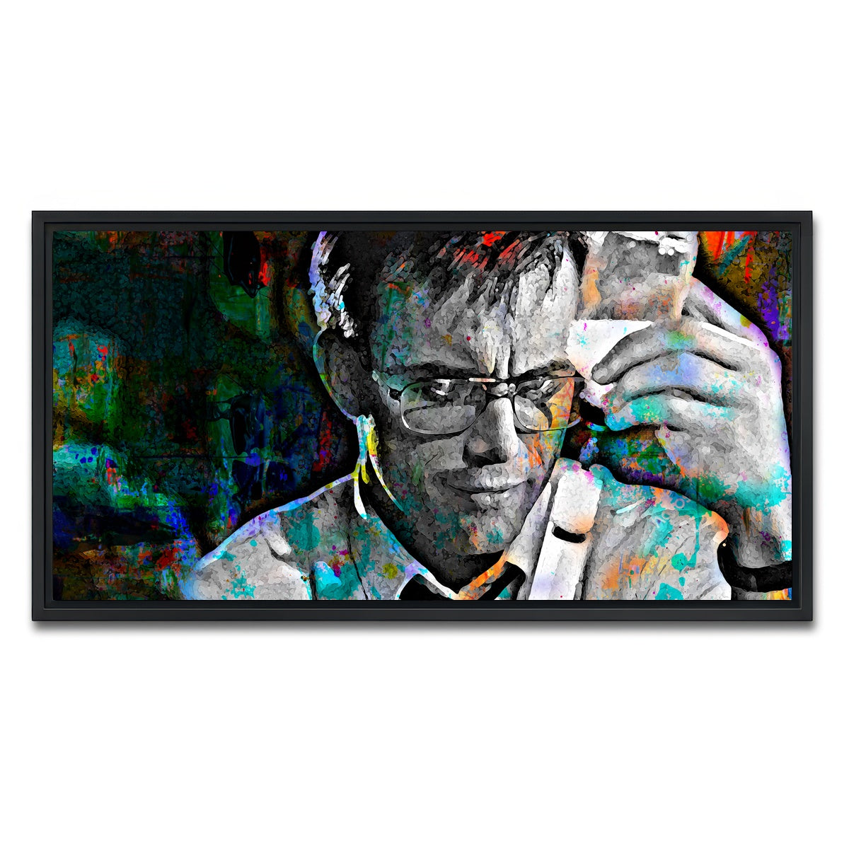 AUTO-MOCKUP WHITE | Re-Animator | 1 Piece | Black Framed Canvas | group=2x1